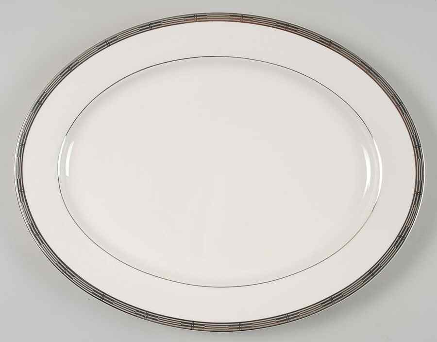 Bridgeton 14" Oval Serving Platter by Charter Club-1