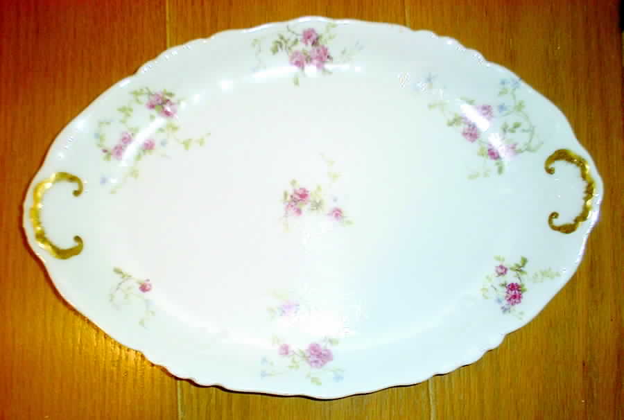 CHF804 14" Oval Serving Platter by Charles Field Haviland-1