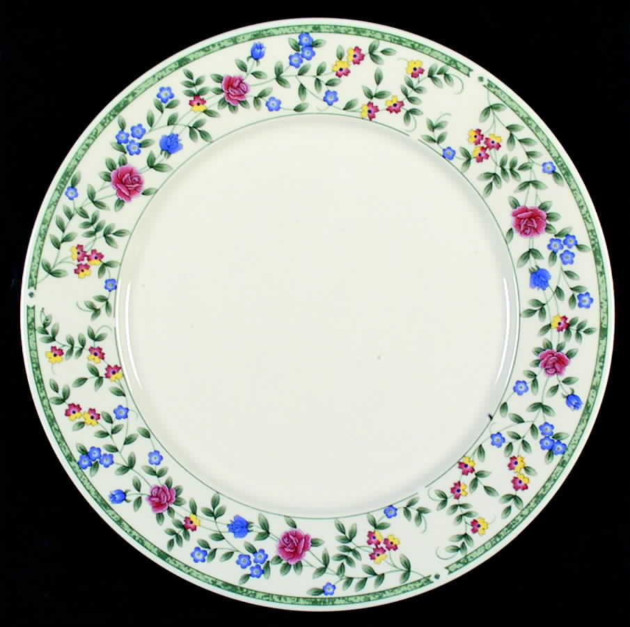 Diane (Stoneware, No Trim) Dinner Plate by China Pearl-1