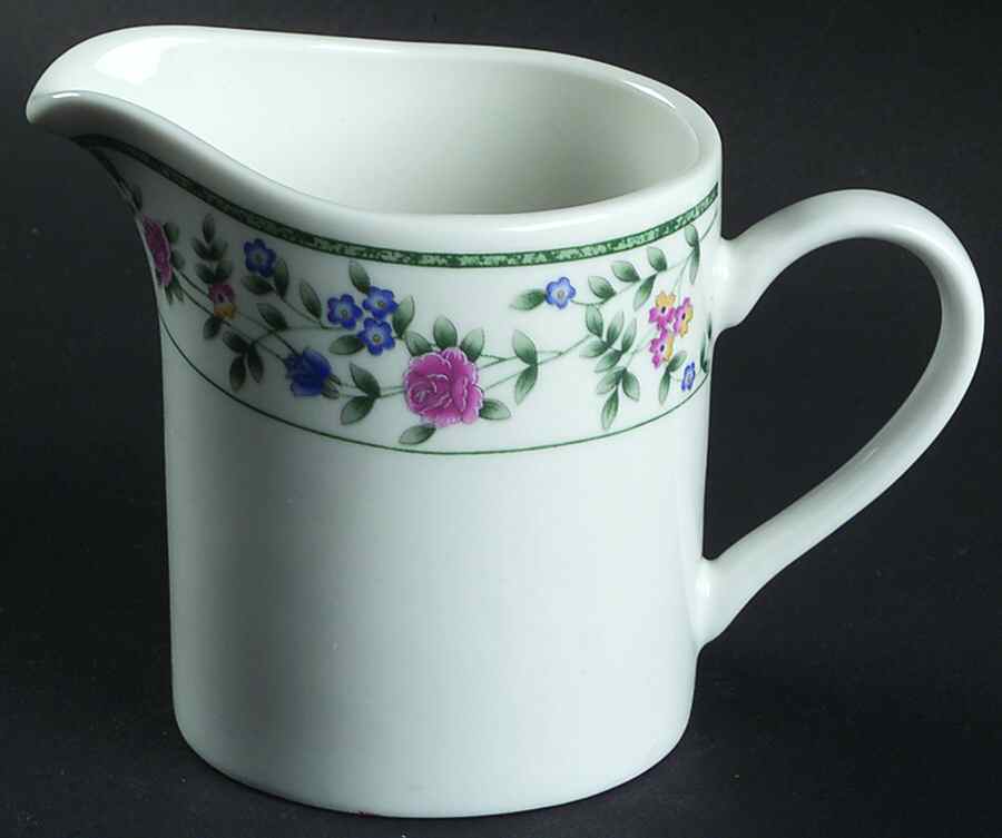 Diane (Stoneware, No Trim) Creamer by China Pearl-1