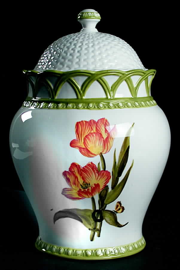 Hampton Garden Cookie Jar & Lid by Certified International-1