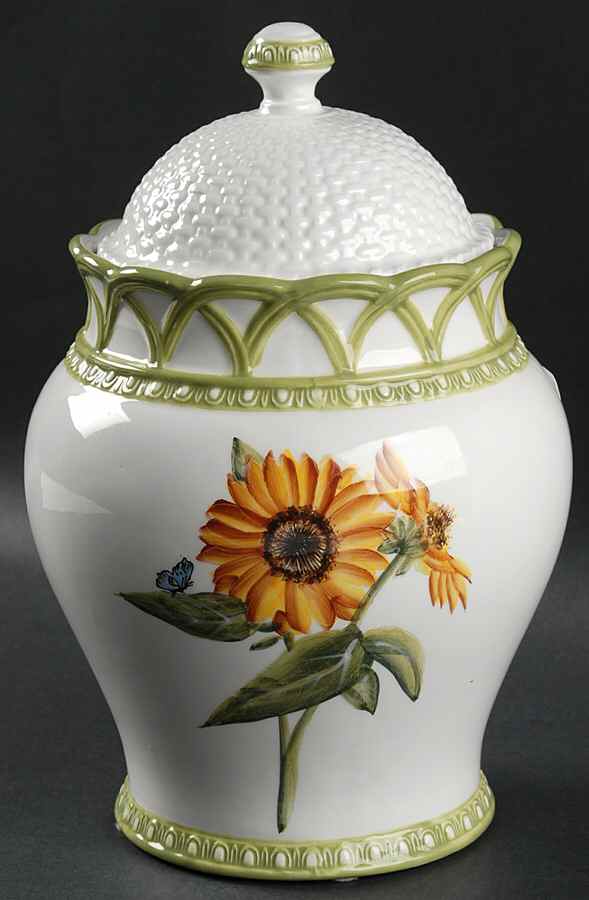 Hampton Garden Large Canister & Lid by Certified International-1