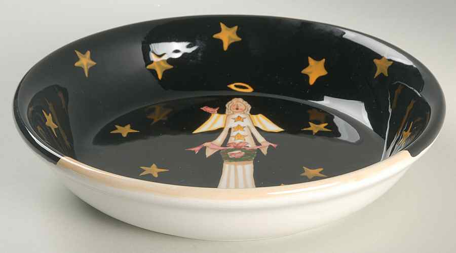 Midnight Angel 9" Soup/Pasta Bowl by Certified International-1