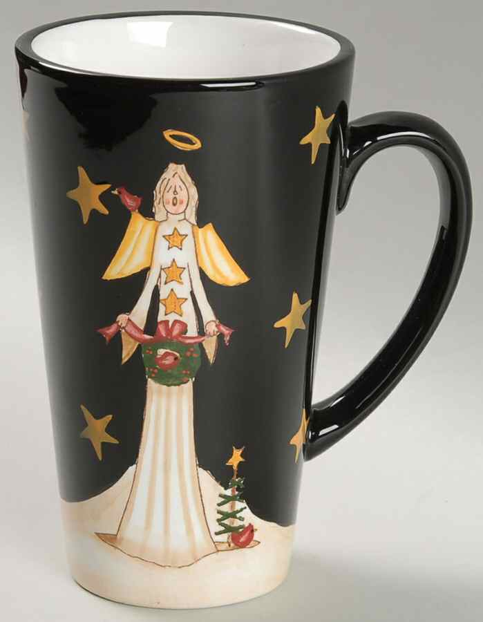 Midnight Angel Latte Mug by Certified International-1