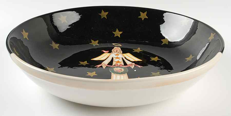 Midnight Angel 13" Pasta Serving Bowl by Certified International-1