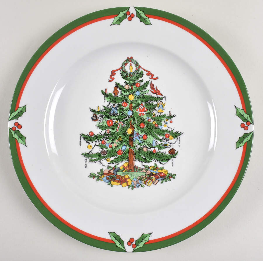Candleglow & Holly Dinner Plate by China (Made in China)-1