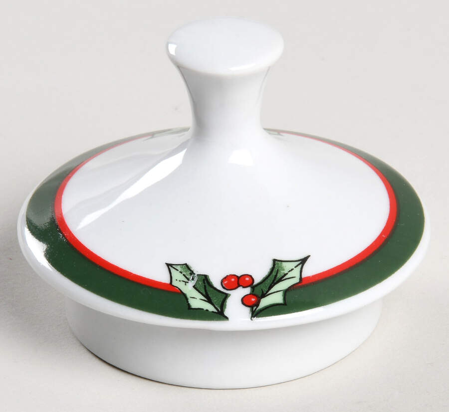 Candleglow & Holly Lid for Sugar Bowl by China (Made in China)-1
