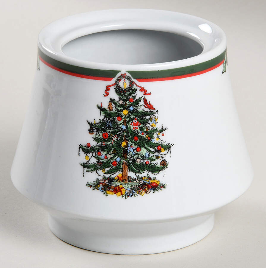 Candleglow & Holly Sugar Bowl No Lid by China (Made in China)-1