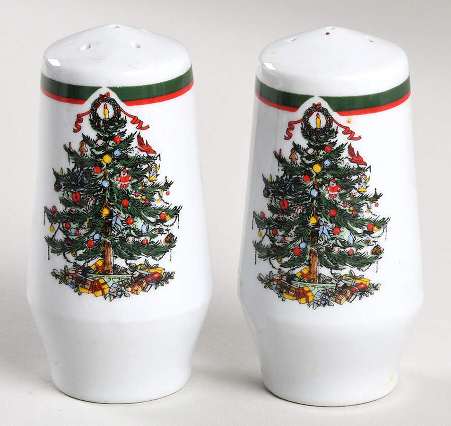 Candleglow & Holly Salt & Pepper Set by China (Made in China)-1
