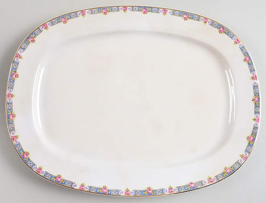 4274 1-2 15" Oval Serving Platter by Carrollton-1