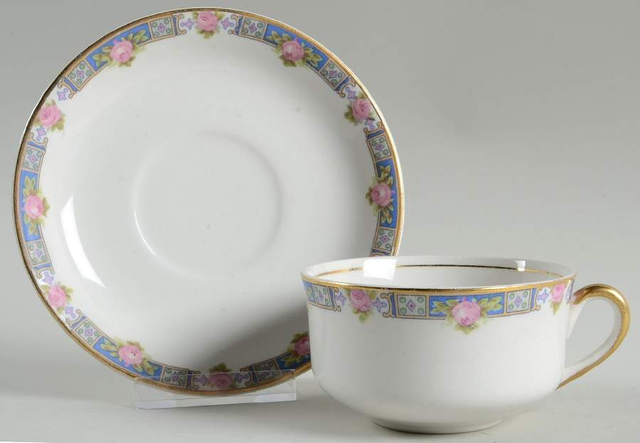 4274 1-2 Flat Cup & Saucer Set by Carrollton-1
