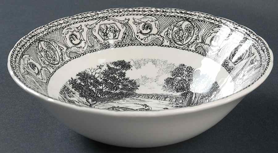 St. George Black Soup/Cereal Bowl by Corona-Colombia-1