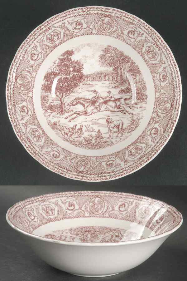 St. George Rose Soup/Cereal Bowl by Corona-Colombia-1