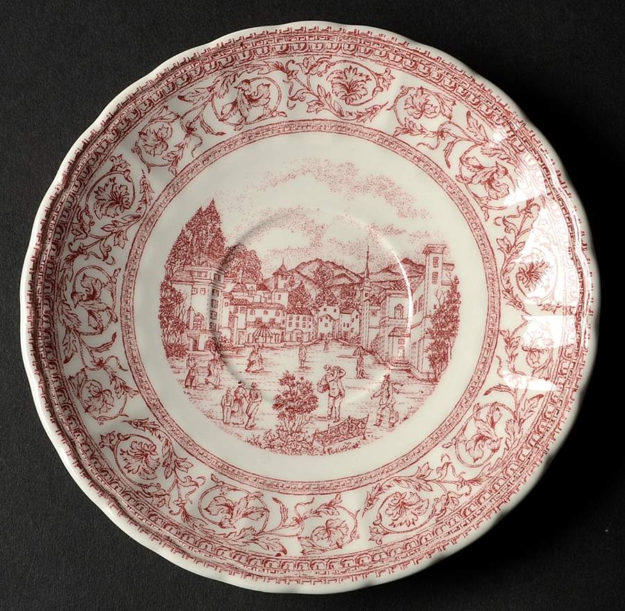 Mainville Rose Saucer by Corona-Colombia-1