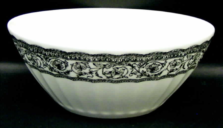 Mainville Black 9" Round Vegetable Bowl by Corona-Colombia-1