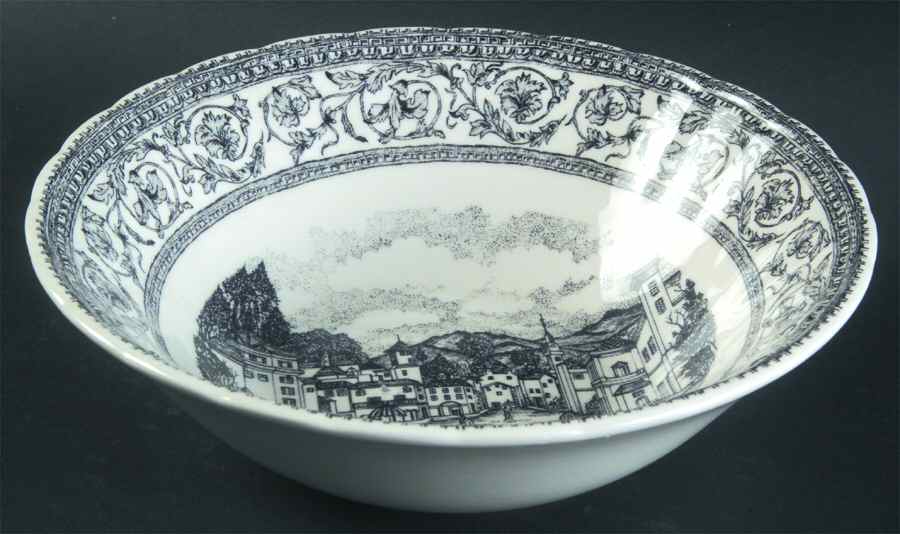 Mainville Black Soup/Cereal Bowl by Corona-Colombia-1