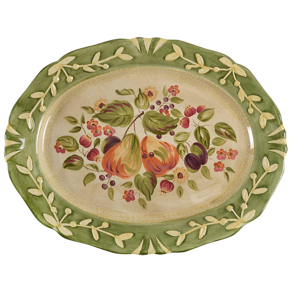 La Toscana 19" Oval Serving Platter by Certified International-1