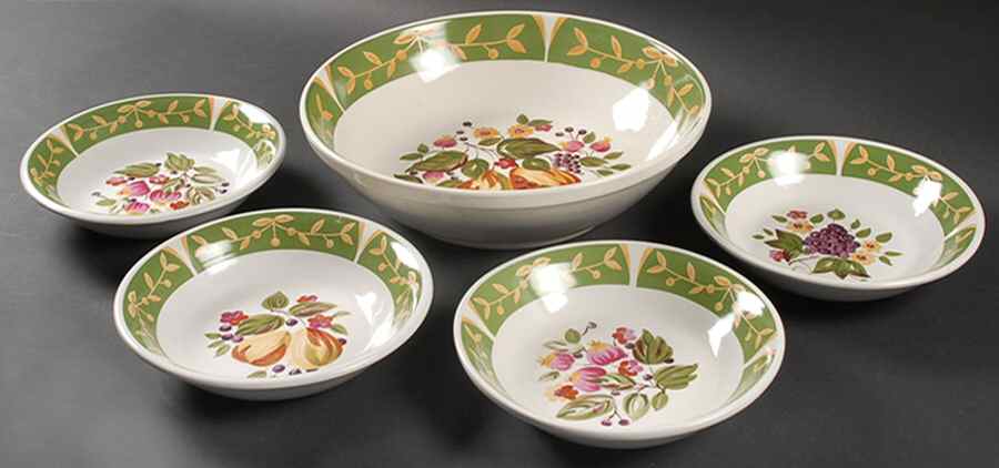 La Toscana (5 Piece) Pasta Set (1 Large Bowl & 4 Indvl Bowls) by Certified International-1