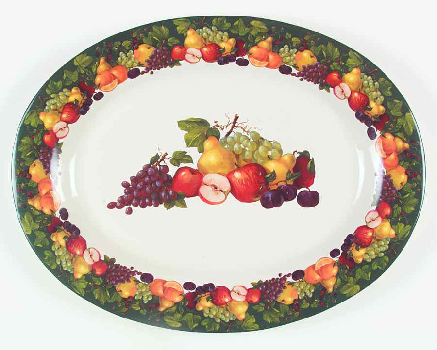 Montclaire 19" Oval Serving Platter by Certified International-1