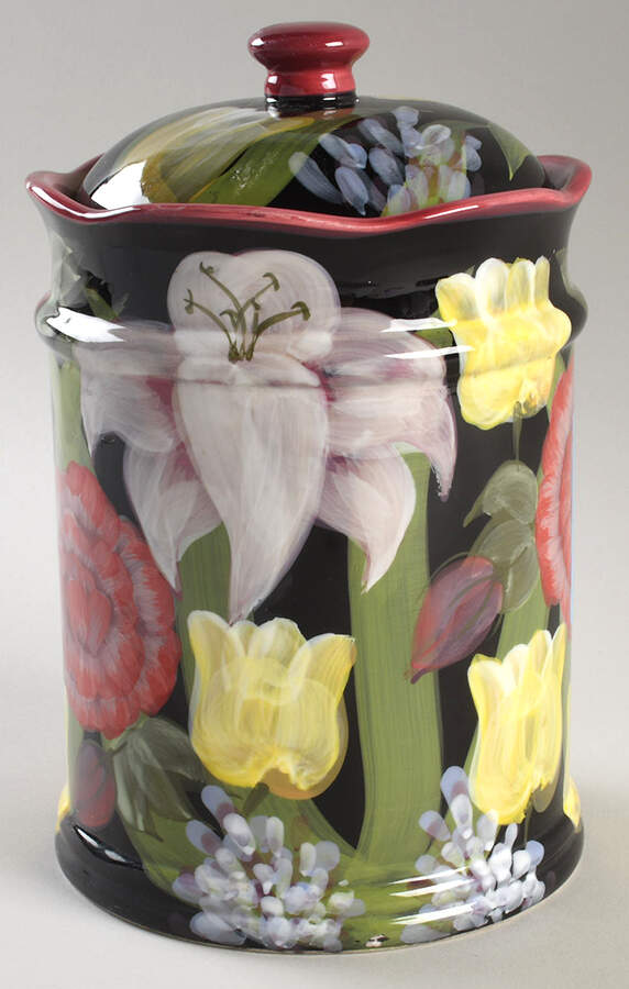 Evening Song Large Canister & Lid by Certified International-1