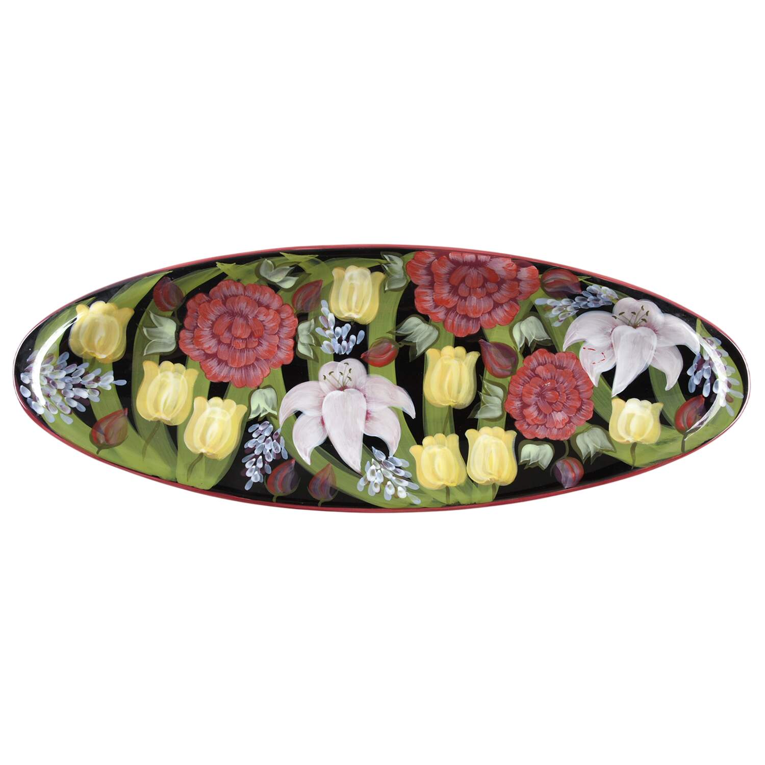 Evening Song 23" Fish Platter by Certified International-1