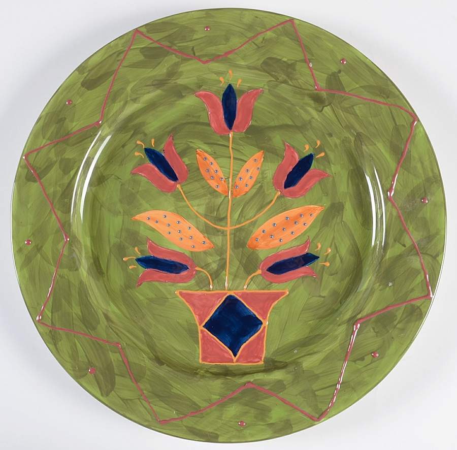 Country Quilts Service Plate (Charger) by Certified International-1