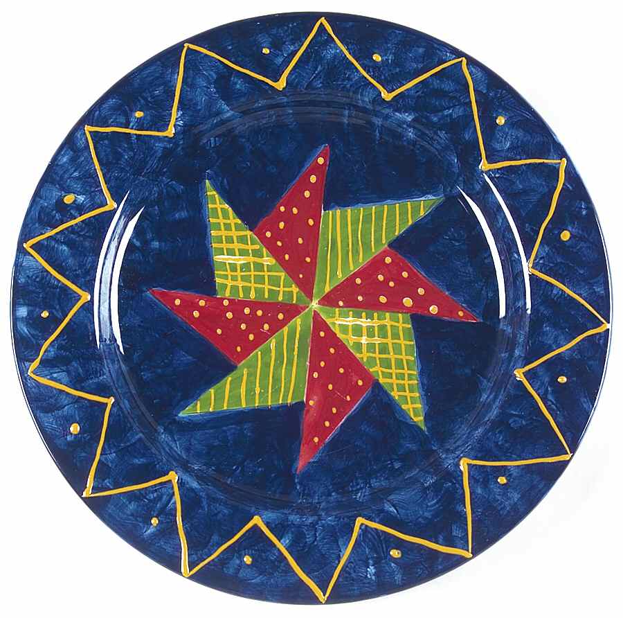 Country Quilts Dinner Plate by Certified International-1