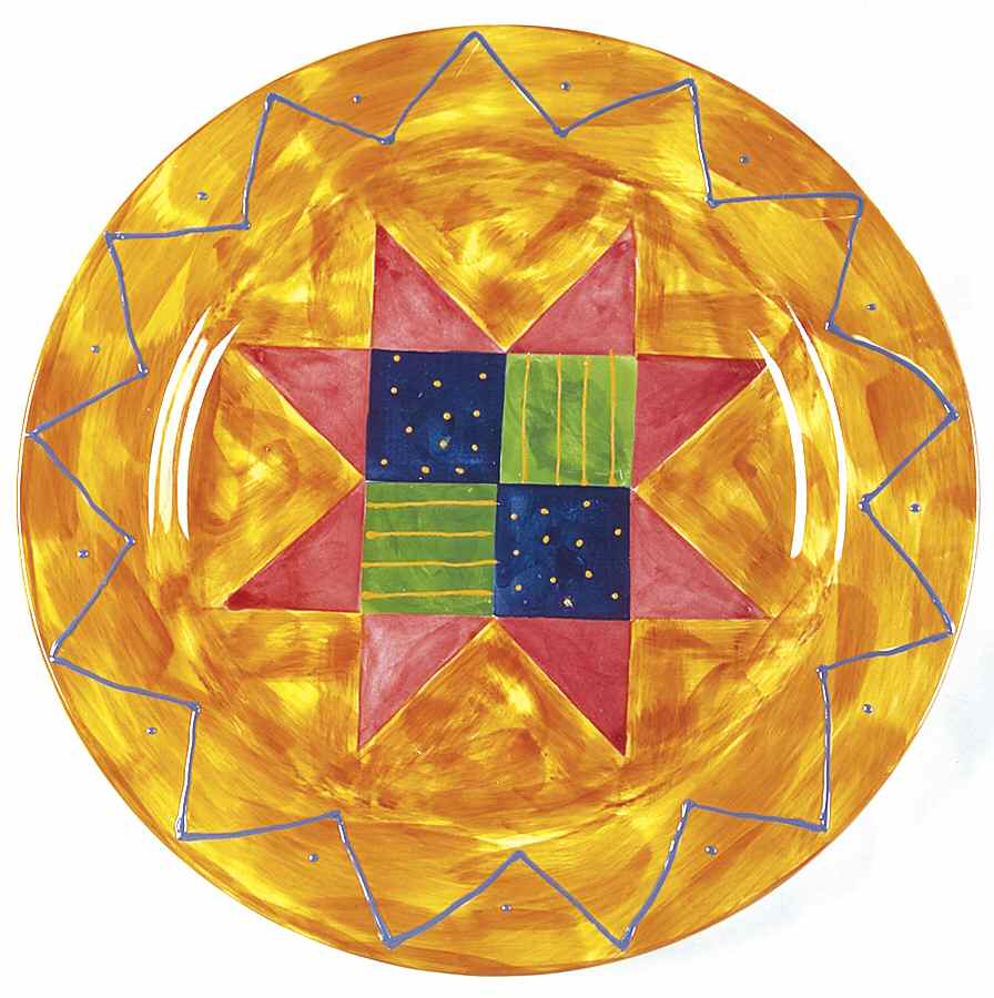 Country Quilts Dinner Plate by Certified International-1