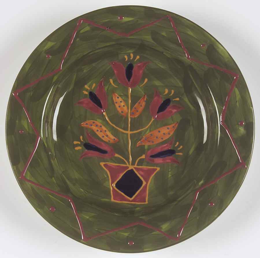 Country Quilts Salad/Dessert Plate by Certified International-1