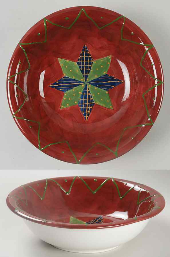 Country Quilts 8" Soup/Pasta Bowl by Certified International-1