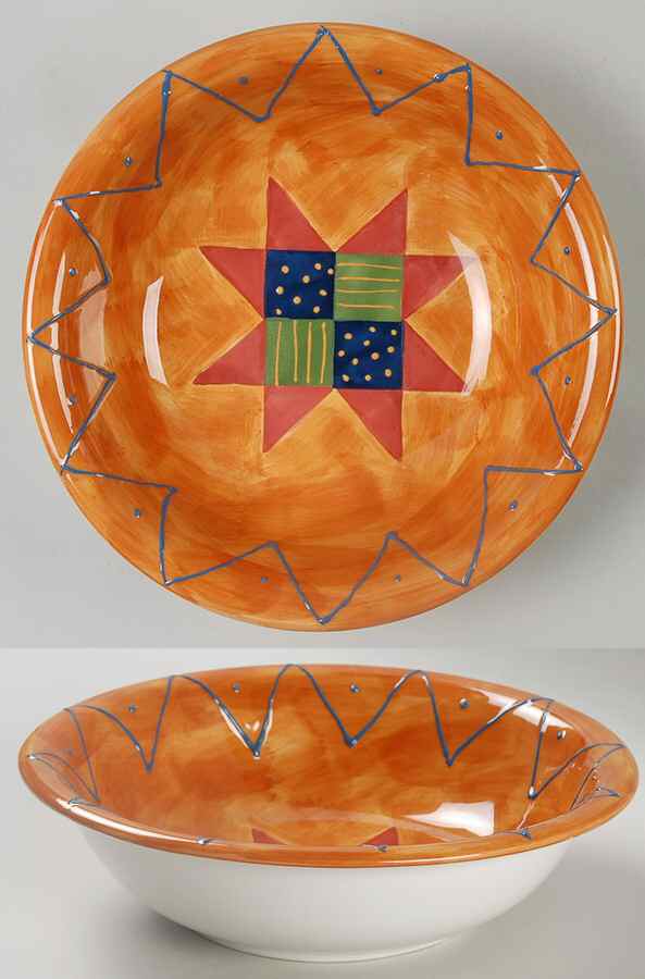 Country Quilts 8" Soup/Pasta Bowl by Certified International-1