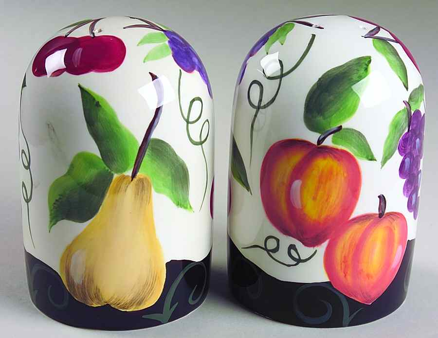 Fruit Arbor Stove Top Salt & Pepper Set by Certified International-1
