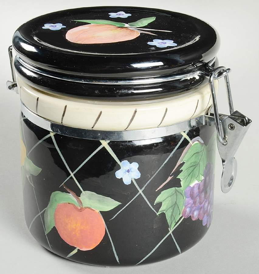 Fruit Arbor Small Canister with Hinged Lid by Certified International-1