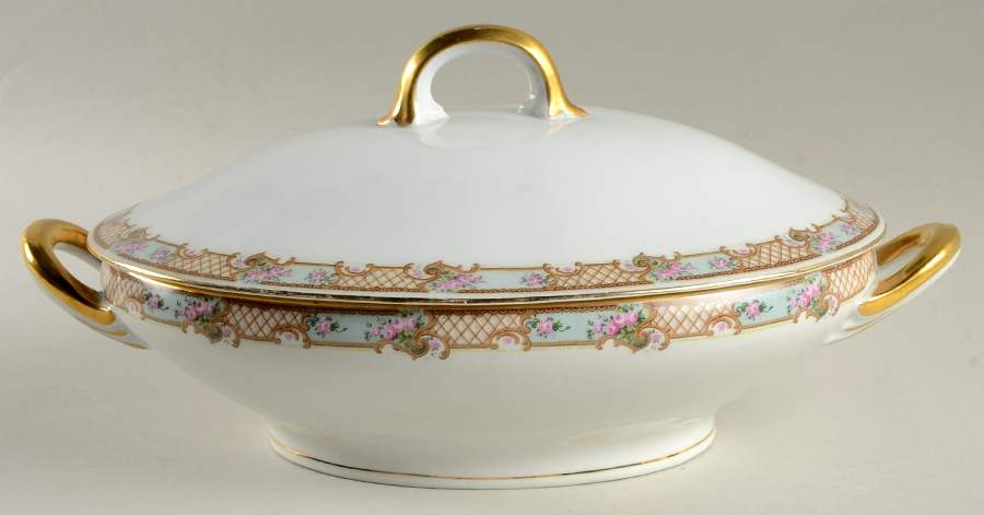 2457 Oval Covered Vegetable by Carl Tielsch-1