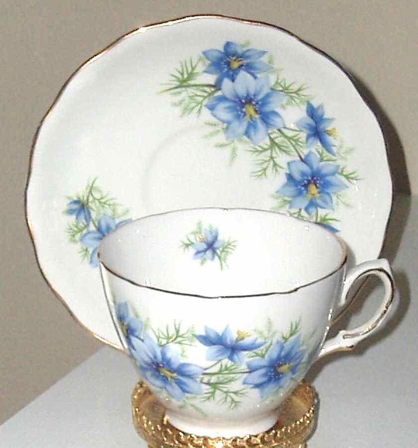 CLC65 Footed Cup & Saucer Set by Colclough-1