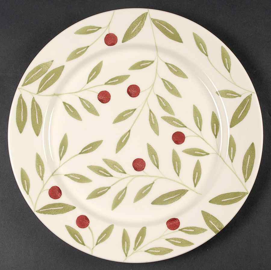 Cranberry Dinner Plate by Crate & Barrel-1