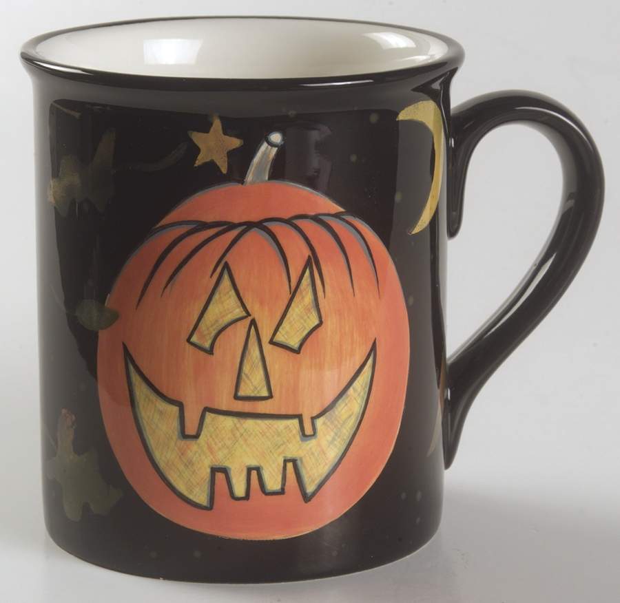 Ghost and Pumpkin (Pumpkin) Mug by Certified International-1