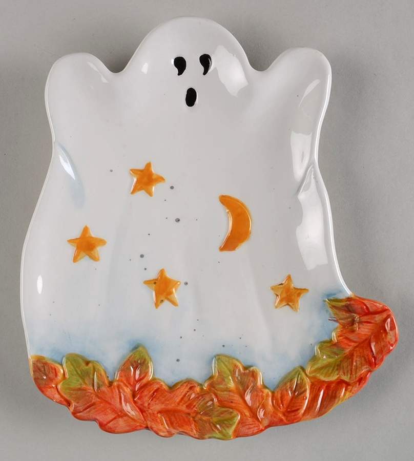 Ghost and Pumpkins (Ghosts) Open Candy Dish by Certified International-1