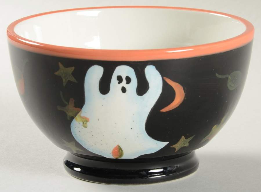 Ghost and Pumpkins (Ghosts) Individual Ice Cream Dish by Certified International-1