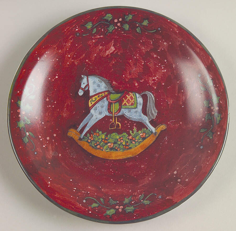 Home For The Holidays Salad/Dessert Plate by Certified International-1
