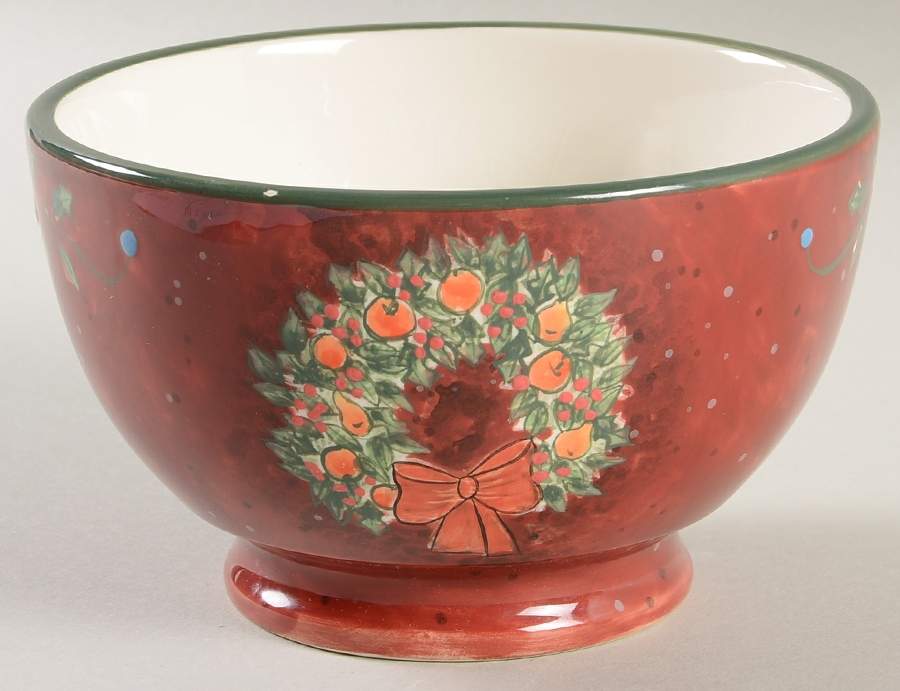 Home For The Holidays Dessert Bowl by Certified International-1