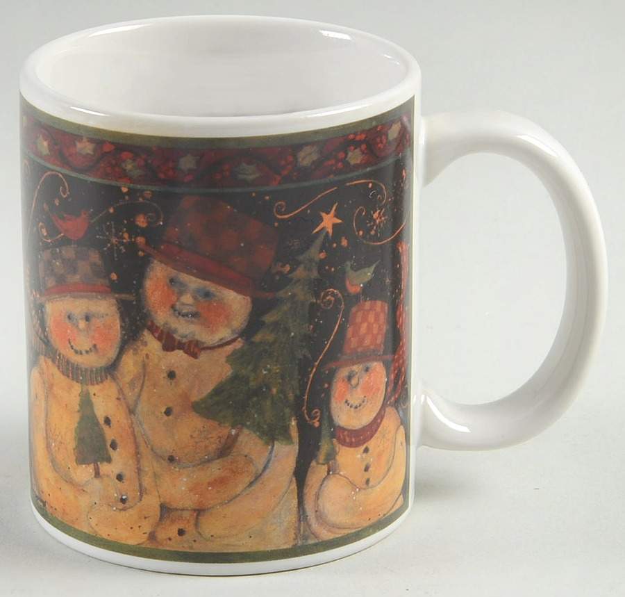 Holiday Greetings (Red Border) Mug by Certified International-1