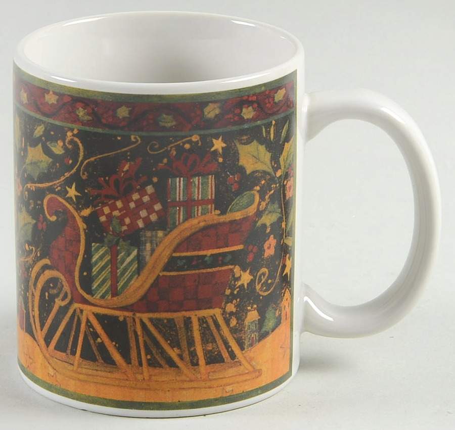 Holiday Greetings (Red Border) Mug by Certified International-1