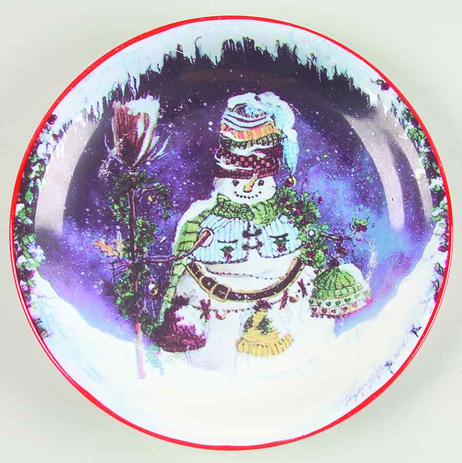 Snow Caps Salad/Dessert Plate by Certified International-1