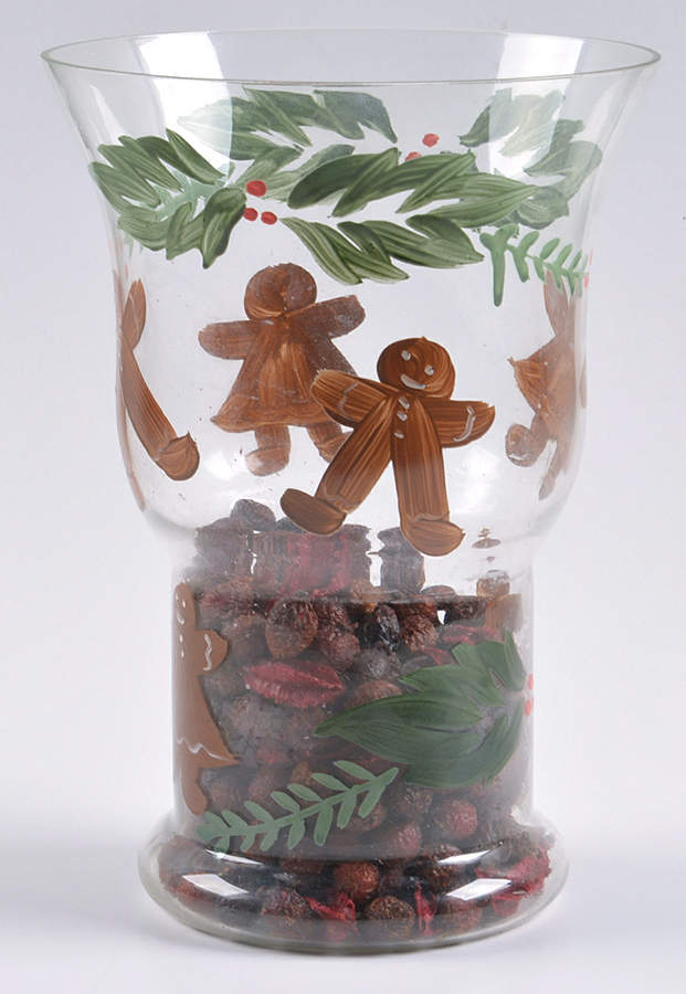 Gingerbread Men Glassware Candleholder by Cook's Bazaar-1