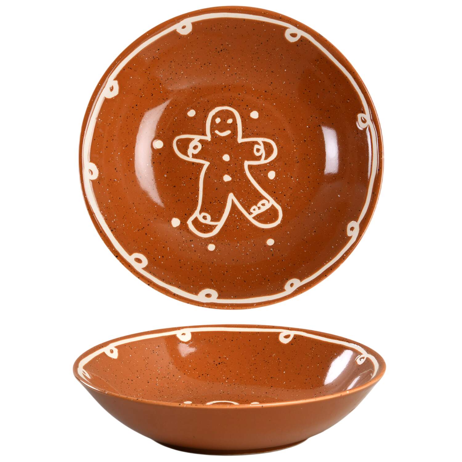 Gingerbread Men Soup/Cereal Bowl by Cook's Bazaar-1