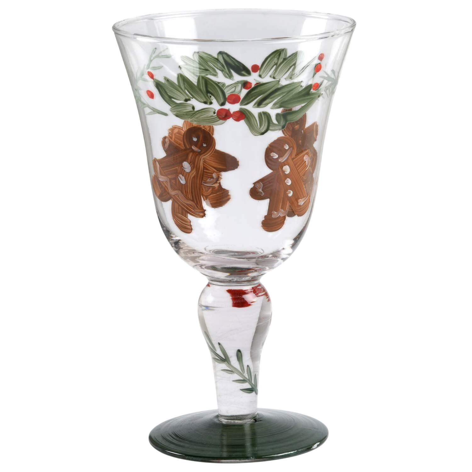 Gingerbread Men Glassware Goblet by Cook's Bazaar-1