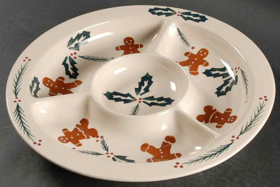 Gingerbread Men 1 Piece Chip & Dip by Cook's Bazaar-1
