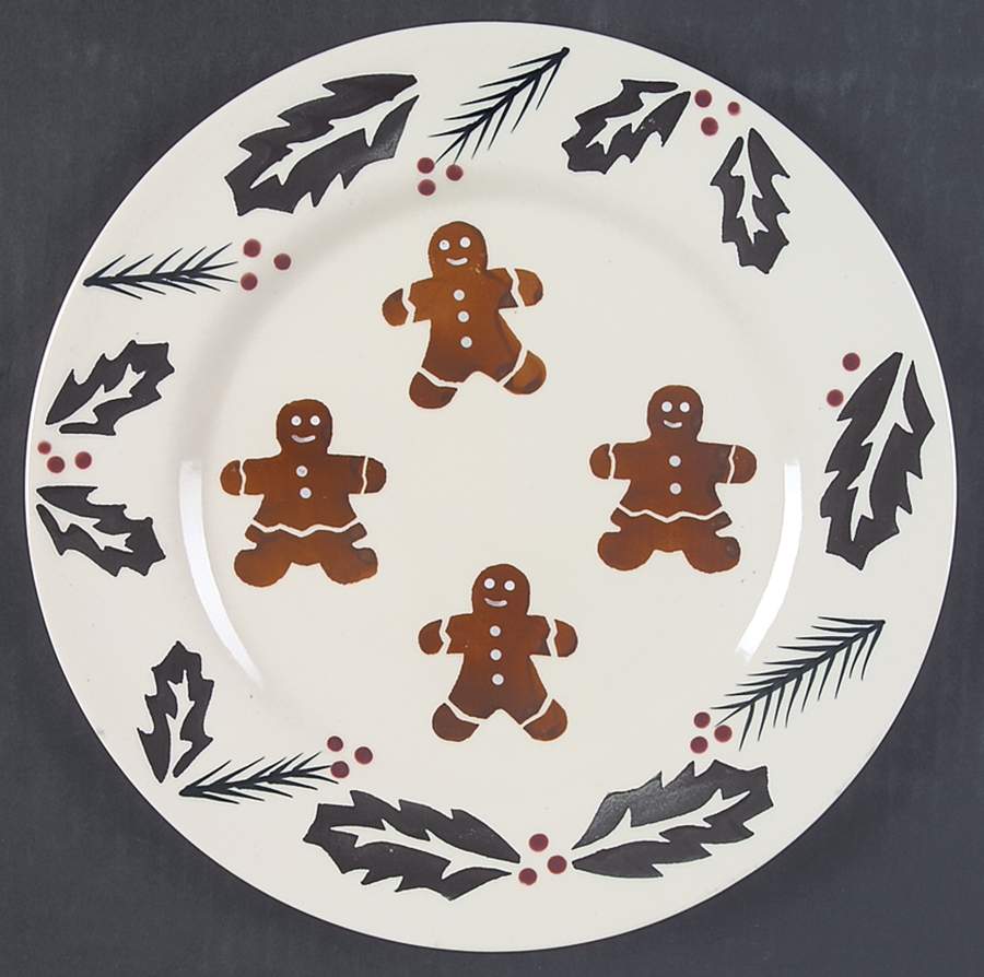 Gingerbread Men Dinner Plate by Cook's Bazaar-1