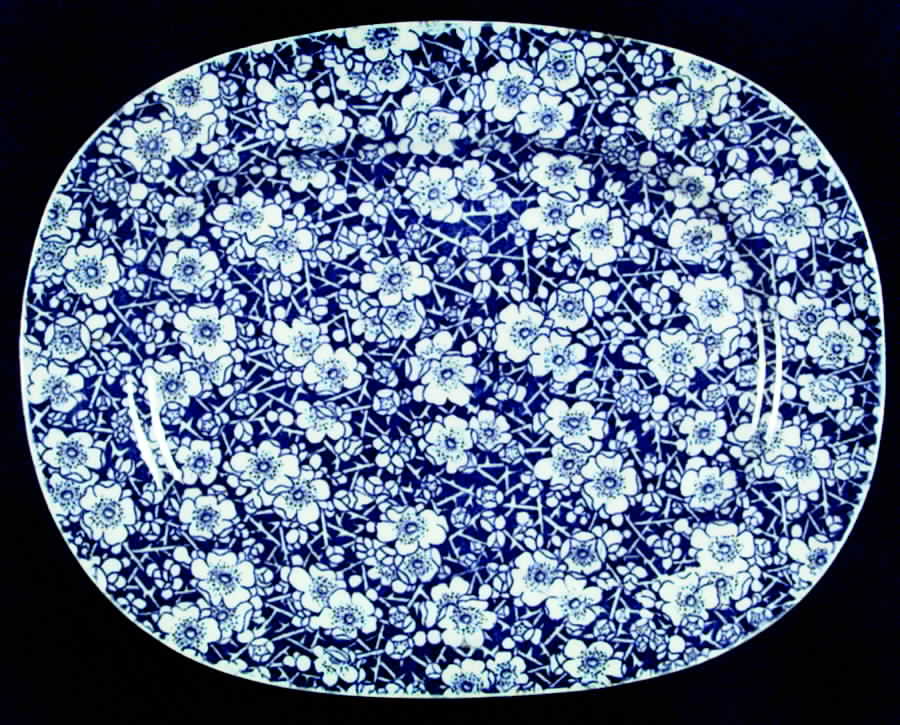 Hawthorn 10" Oval Serving Platter by Coalport-1